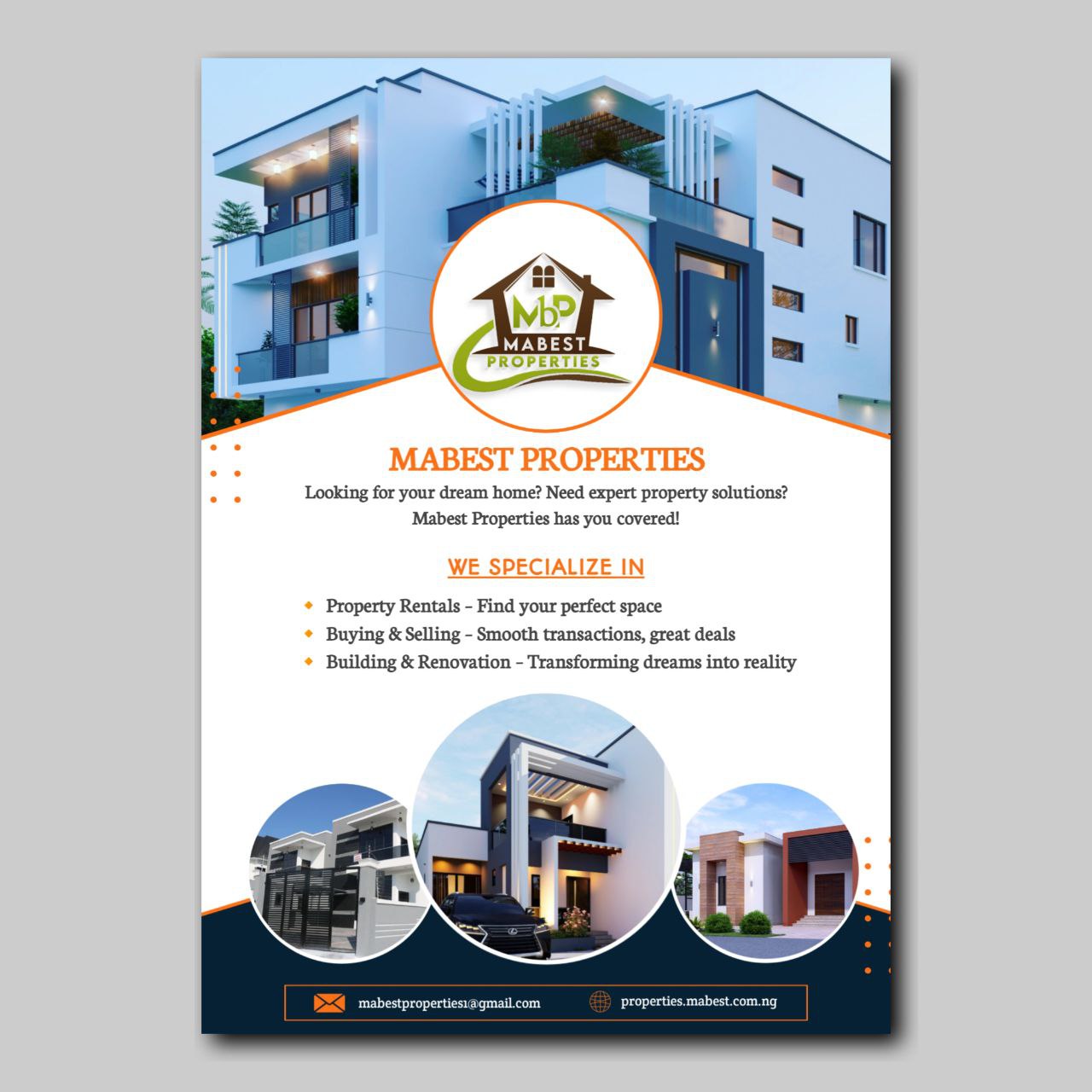 Real Estate flyer