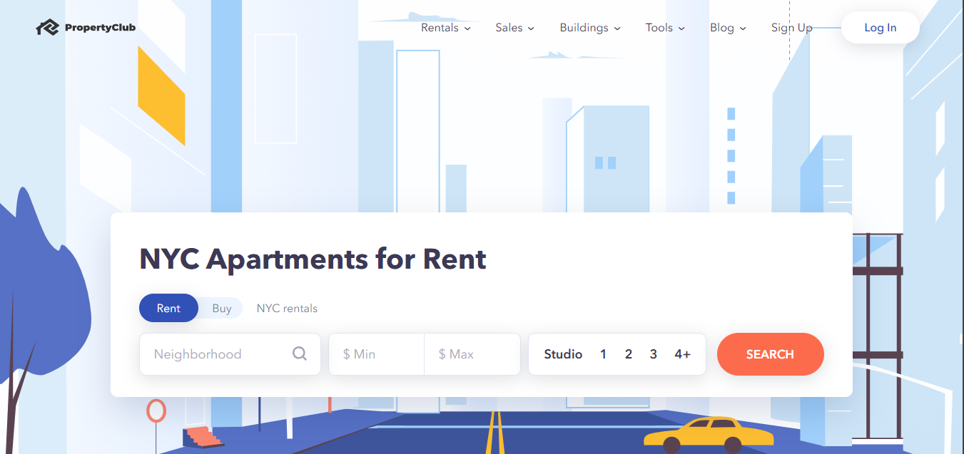 Real Estate Website UI